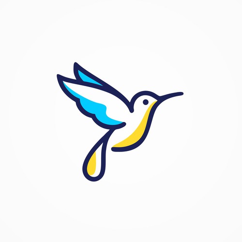 Hummingbird logo (This logo can be yours @1-to-1 project