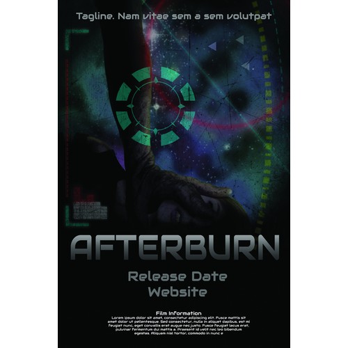 SCI-FI MOVIE POSTER - AFTERBURN