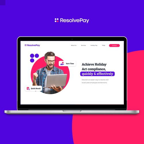 Resolvepay Website Design Concept