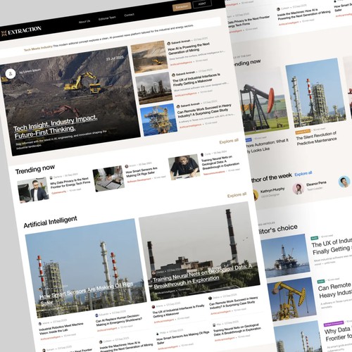 Editorial UI/UX