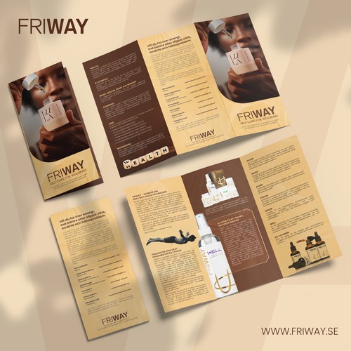 Tri-Fold Brochure Design (Health & Wellness)