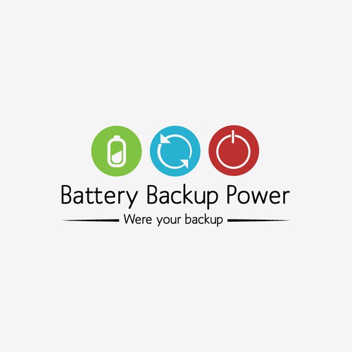 Design an identity for Battery Backup Power, Inc.