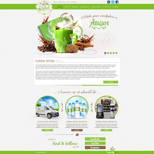 Tragically Vital the Fresh Coffee Co. needs a new website design