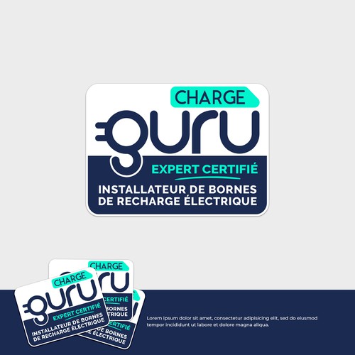 Guru Charge Sticker Design