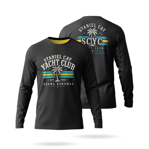 Staniel Cay Yacht Club Vintage T-Shirt Design
