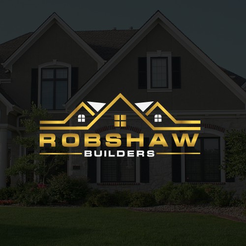 A sharp logo for a home building contractor