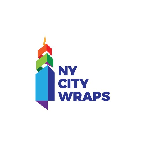 Logo concept for the vinyl wraps company based in NY.