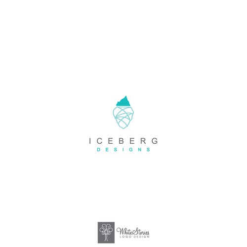 Modern web design logo