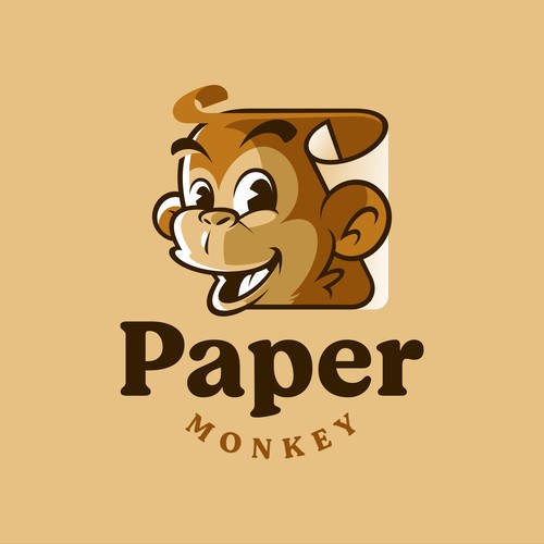 Logo Concept for Paper Monkey