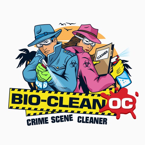 Crime Scene Cleaner Logo