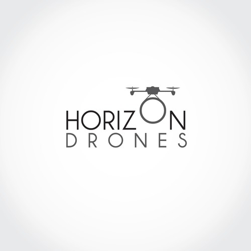 Create a professional and subtle logo for Horizon Drones