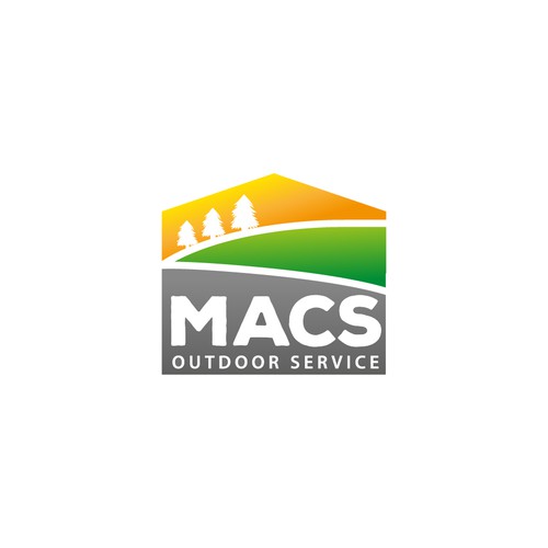 Outdoor service bold logo concept