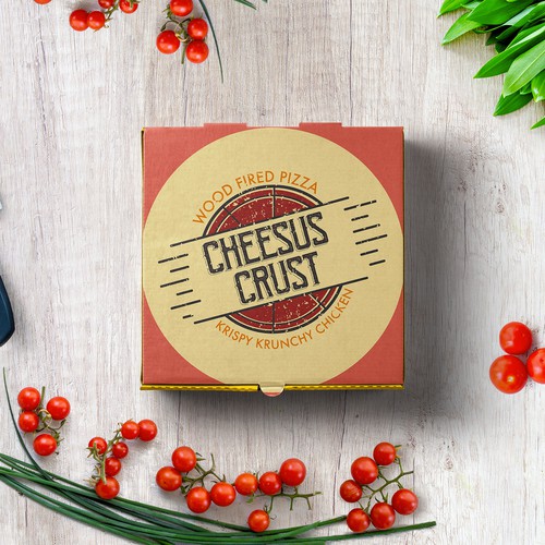 Logo for Cheesus Crust!