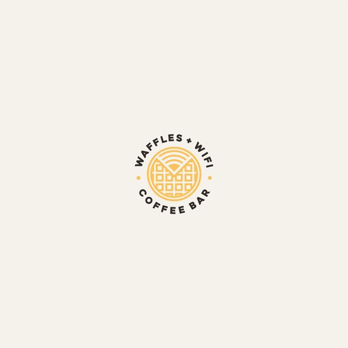 Design Logo Waffles + Wifi  