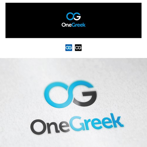 logo design for "One Greek"