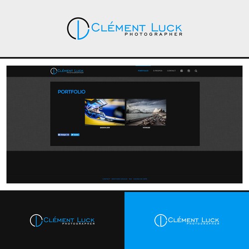 Logo Design for Clement Luck Photographer