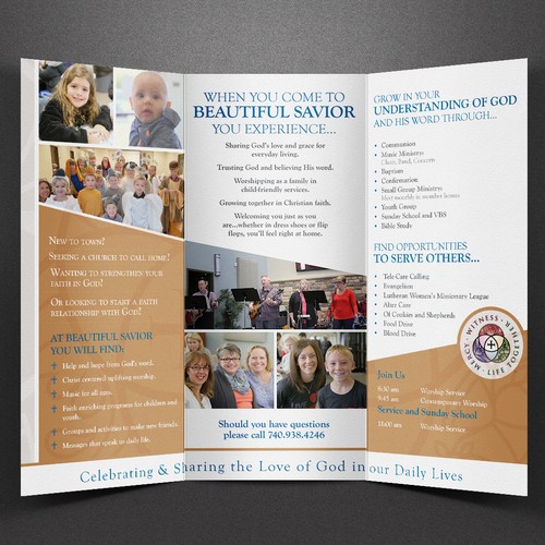 Beautiful Savior Lutheran Church Tri-Fold Brochure