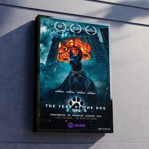 Movie-Style Corporate Poster for Life360