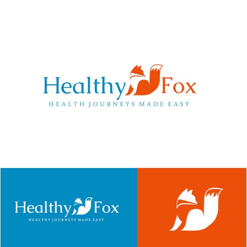 Simple fox logo