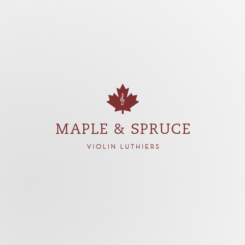 Violin luthier company logo