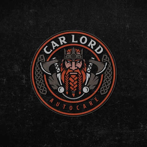 Viking/Norse Theme Car Care Logo