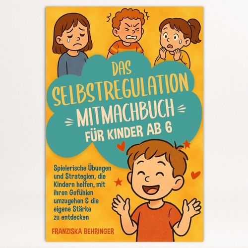 Design a beautiful cover for a book for children and parents