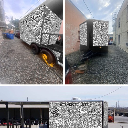 Design a Wood Burning Pizza Trailer Wrap