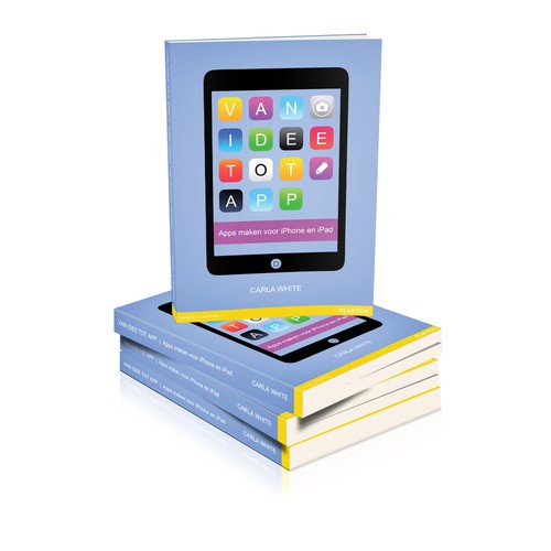 New book cover design for Pearson Benelux: "From Idea to Apps"
