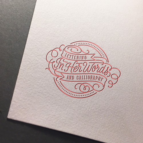 Logo for Lettering and calligraphy business