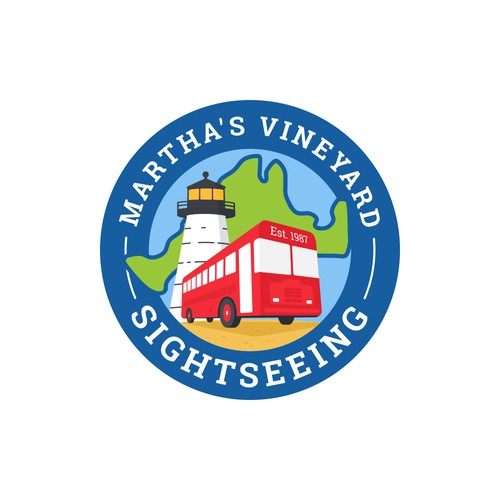 Martha's Vineyard Sightseeing Logo Design