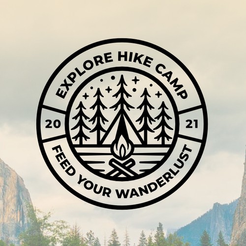 Explore Hike Camp Logo