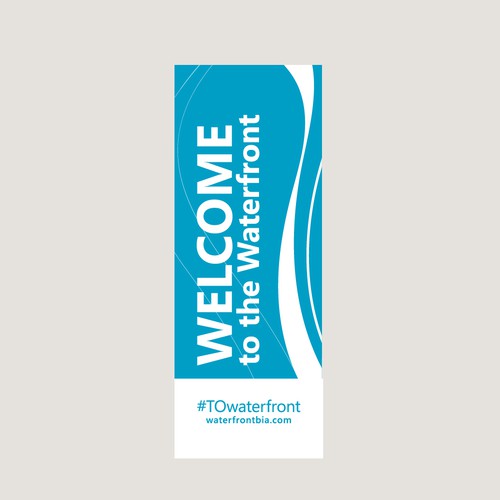 Vinyl pole banners for Toronto Waterfront