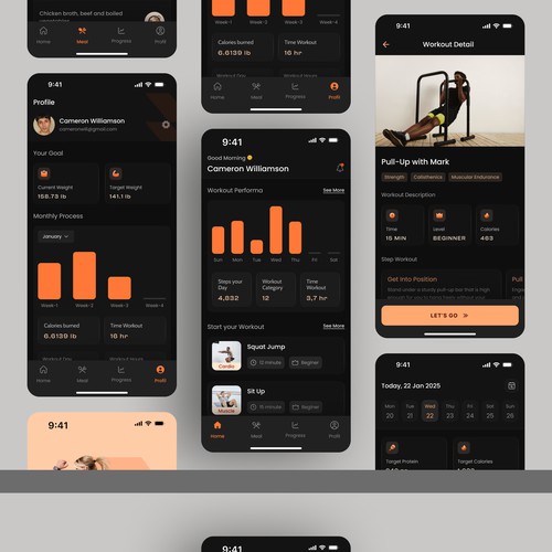 Modern Fitness App
