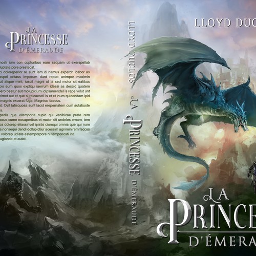 CONCOURS GARANTI !! Créez la couverture de mon prochain grand livre ! Designer crédité ! La Princesse d'Émeraude