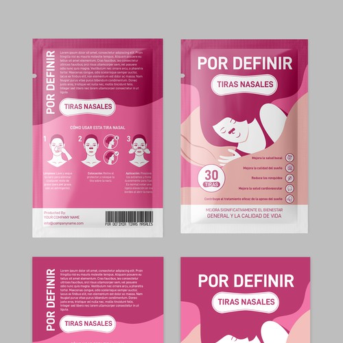 Tiras Nasales Packaging Design