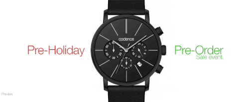 Pre-holiday pre-order sales event