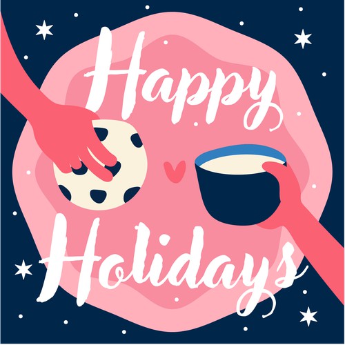 Happy Holiday Sticker