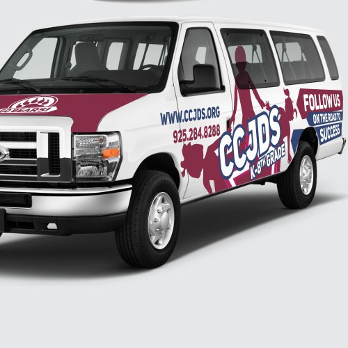 CCJDS - Design a school van Wrap/Decal so exciting that everyone will want to jump on board!