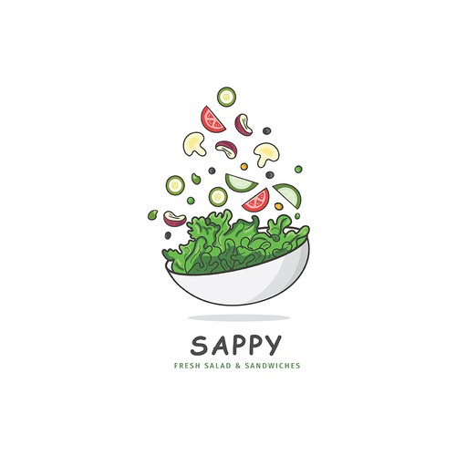Logo Design for a Salad Bar