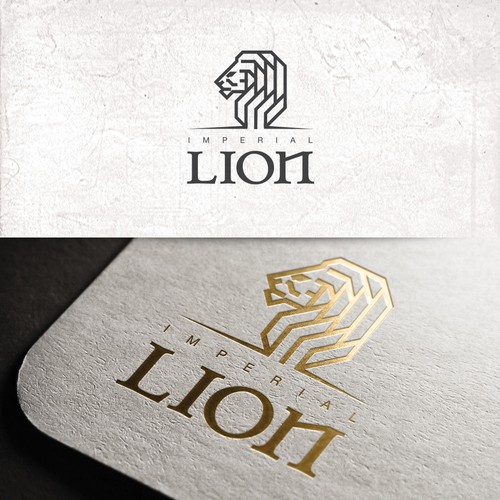 Logo concept for 'Imperial Lion'