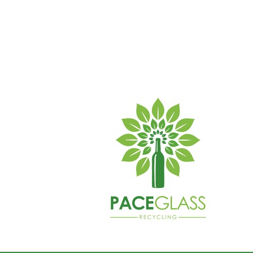 Create A Great "Pace Glass" = Recycling Logo