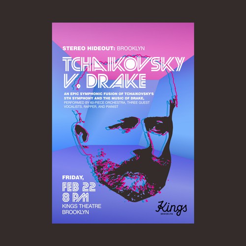 Stereo Hideout poster for Tchaikovsky vs Drake performance