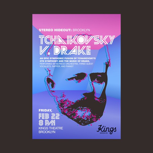 Stereo Hideout poster for Tchaikovsky vs Drake performance