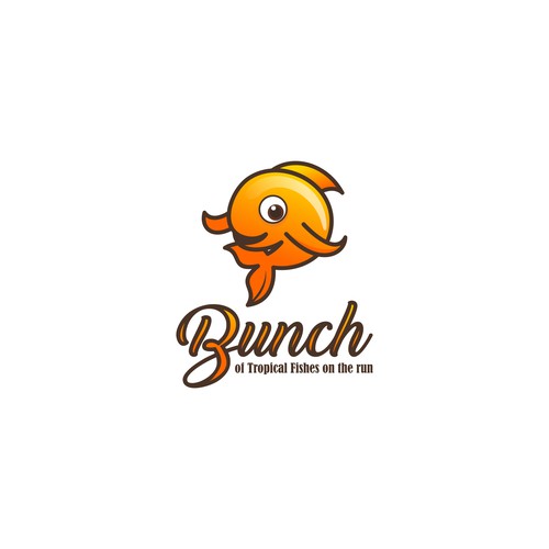 Logo Bunch of Tropical Fishes Cafe on the Run