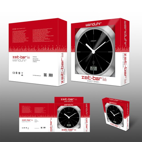 Zeitreise für Wecker u. Wanduhrenverpackung (Time Travel for alarm clocks and wallclocks)
