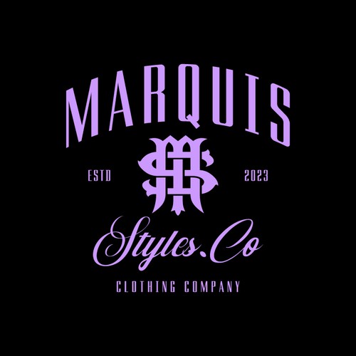 MS monogram logo for clothing brand