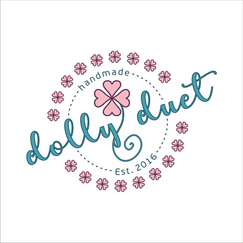 handmade fabric items for dolls logo