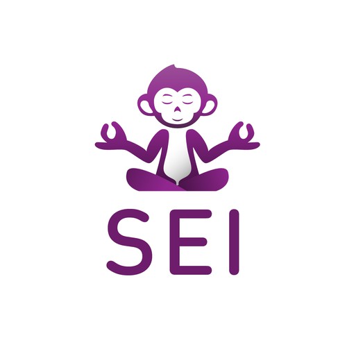a Logo for a meditation and wellness APP