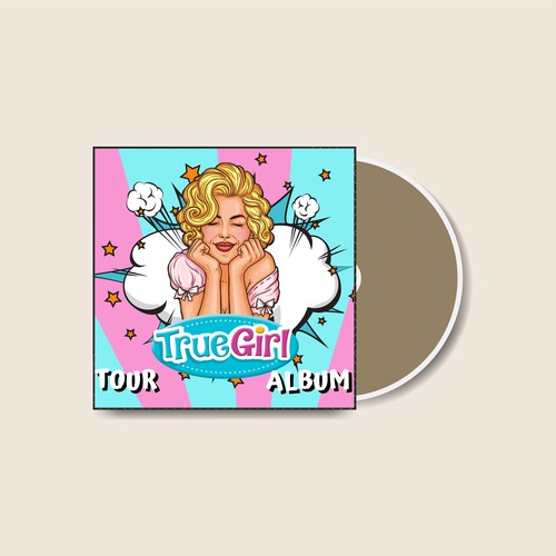 Album Cover Design for TrueGirl