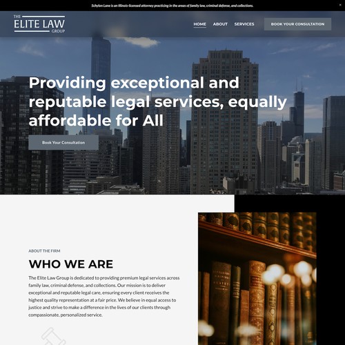 The Elite Law Group Design